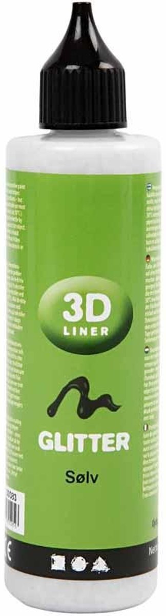 3D liner, zilver, 100ml [HOB-30383]